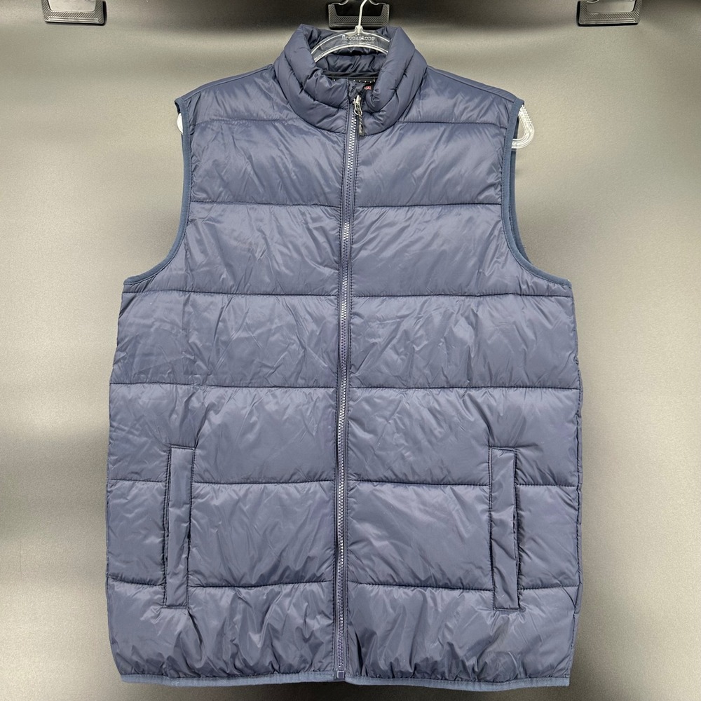 Swiss Tech‎ Puffer Navy Blue Vest Men's Size Medium 38-40 gorpcore